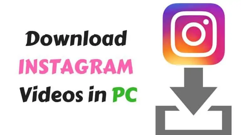 download instagram video in pc